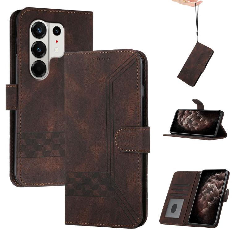 Cubic Skin Feel Flip Leather Phone Case, For Tecno Pova Curve 2 5G, For Tecno Spark Go 3 / Pop 20 4G, For Tecno Spark 50 4G, For Tecno Camon 50 Pro 4G, For Tecno Camon 50 4G, For Tecno Spark Slim, For Tecno Spark 40 4G, For Tecno Pova Curve            ...