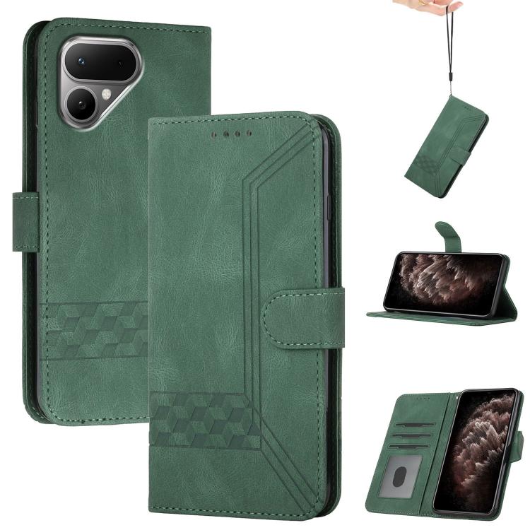 Cubic Skin Feel Flip Leather Phone Case, For Tecno Pova Curve 2 5G, For Tecno Spark Go 3 / Pop 20 4G, For Tecno Spark 50 4G, For Tecno Camon 50 Pro 4G, For Tecno Camon 50 4G, For Tecno Spark Slim, For Tecno Spark 40 4G, For Tecno Pova Curve            ...