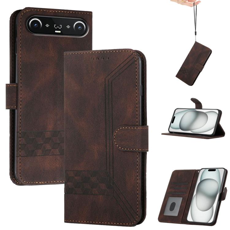 Cubic Skin Feel Flip Leather Phone Case, For Tecno Spark 50 Pro 4G, For Tecno Pova 8 Pro 5G, For Tecno Camon Slim 4G, For Tecno Pova 8 5G, For Tecno Pova Curve 2 5G, For Tecno Spark Go 3 / Pop 20 4G, For Tecno Spark 50 4G, For Tecno Camon 50 Pro 4G    ...