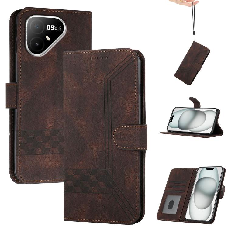 Cubic Skin Feel Flip Leather Phone Case, For Tecno Spark 50 Pro 4G, For Tecno Pova 8 Pro 5G, For Tecno Camon Slim 4G, For Tecno Pova 8 5G, For Tecno Pova Curve 2 5G, For Tecno Spark Go 3 / Pop 20 4G, For Tecno Spark 50 4G, For Tecno Camon 50 Pro 4G    ...