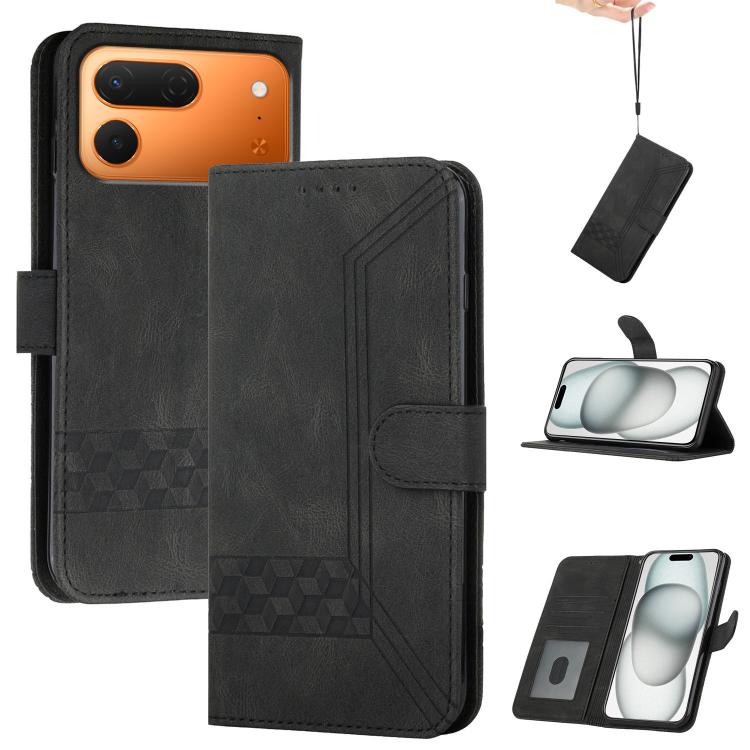 Cubic Skin Feel Flip Leather Phone Case, For Tecno Spark 50 Pro 4G, For Tecno Pova 8 Pro 5G, For Tecno Camon Slim 4G, For Tecno Pova 8 5G, For Tecno Pova Curve 2 5G, For Tecno Spark Go 3 / Pop 20 4G, For Tecno Spark 50 4G, For Tecno Camon 50 Pro 4G    ...