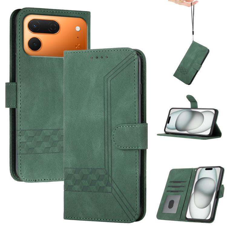 Cubic Skin Feel Flip Leather Phone Case, For Tecno Spark 50 Pro 4G, For Tecno Pova 8 Pro 5G, For Tecno Camon Slim 4G, For Tecno Pova 8 5G, For Tecno Pova Curve 2 5G, For Tecno Spark Go 3 / Pop 20 4G, For Tecno Spark 50 4G, For Tecno Camon 50 Pro 4G    ...