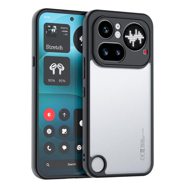 Frosted TPU + Transparent PC Phone Case, For Nothing Phone 4a Pro, For Nothing Phone 4a, For Nothing CMF Phone 2 Pro, For Nothing Phone 3a, For Nothing Phone 3a Pro, For Nothing CMF Phone 1, For Nothing Phone 2a