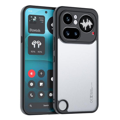 Frosted TPU + Transparent PC Phone Case, For Nothing Phone 4a Pro, For Nothing Phone 4a, For Nothing CMF Phone 2 Pro, For Nothing Phone 3a, For Nothing Phone 3a Pro, For Nothing CMF Phone 1, For Nothing Phone 2a