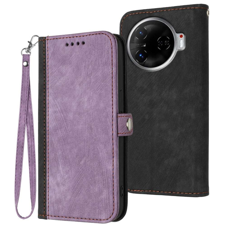 Side Buckle Double Fold Hand Strap Leather Phone Case, For Tecno Camon 30 Pro, For Tecno Pova 6 Pro, For Tecno Spark 20 Pro, For Tecno Spark 20, For Tecno Spark Go 2024, For Tecno Camon 20 Premier, For Tecno Camon 20 / 20 Pro 4G, For Tecno Spark 10C   ...