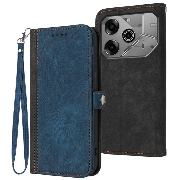 Side Buckle Double Fold Hand Strap Leather Phone Case, For Tecno Camon 30 Pro, For Tecno Pova 6 Pro, For Tecno Spark 20 Pro, For Tecno Spark 20, For Tecno Spark Go 2024, For Tecno Camon 20 Premier, For Tecno Camon 20 / 20 Pro 4G, For Tecno Spark 10C   ...