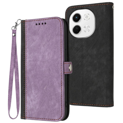 Side Buckle Double Fold Hand Strap Leather Phone Case, For Tecno Pova Curve 2 5G, For Tecno Spark Go 3 / Pop 20 4G, For Tecno Spark 50 4G, For Tecno Camon 50 Pro 4G, For Tecno Camon 50 4G, For Tecno Spark Slim, For Tecno Spark 40 4G, For Tecno Pova Cur...