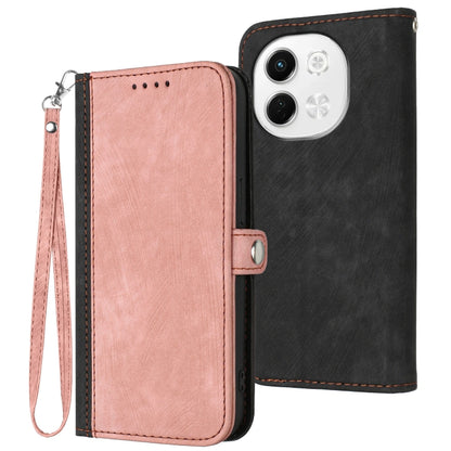 Side Buckle Double Fold Hand Strap Leather Phone Case, For Tecno Pova Curve 2 5G, For Tecno Spark Go 3 / Pop 20 4G, For Tecno Spark 50 4G, For Tecno Camon 50 Pro 4G, For Tecno Camon 50 4G, For Tecno Spark Slim, For Tecno Spark 40 4G, For Tecno Pova Cur...