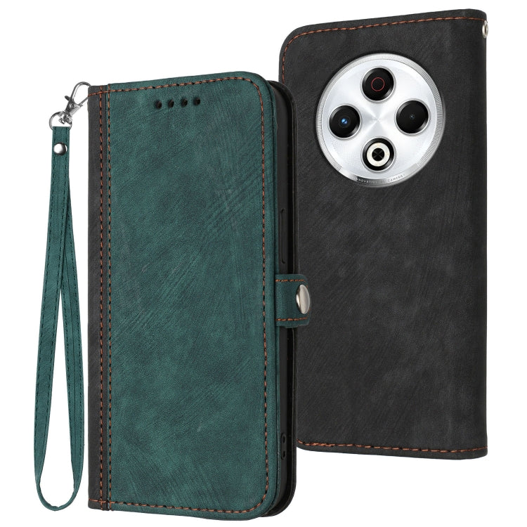 Side Buckle Double Fold Hand Strap Leather Phone Case, For Tecno Pova Curve 2 5G, For Tecno Spark Go 3 / Pop 20 4G, For Tecno Spark 50 4G, For Tecno Camon 50 Pro 4G, For Tecno Camon 50 4G, For Tecno Spark Slim, For Tecno Spark 40 4G, For Tecno Pova Cur...