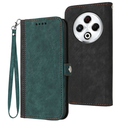 Side Buckle Double Fold Hand Strap Leather Phone Case, For Tecno Pova Curve 2 5G, For Tecno Spark Go 3 / Pop 20 4G, For Tecno Spark 50 4G, For Tecno Camon 50 Pro 4G, For Tecno Camon 50 4G, For Tecno Spark Slim, For Tecno Spark 40 4G, For Tecno Pova Cur...