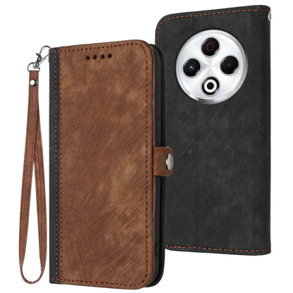 Side Buckle Double Fold Hand Strap Leather Phone Case, For Tecno Pova Curve 2 5G, For Tecno Spark Go 3 / Pop 20 4G, For Tecno Spark 50 4G, For Tecno Camon 50 Pro 4G, For Tecno Camon 50 4G, For Tecno Spark Slim, For Tecno Spark 40 4G, For Tecno Pova Cur...