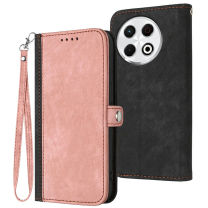 Side Buckle Double Fold Hand Strap Leather Phone Case, For Tecno Pova Curve 2 5G, For Tecno Spark Go 3 / Pop 20 4G, For Tecno Spark 50 4G, For Tecno Camon 50 Pro 4G, For Tecno Camon 50 4G, For Tecno Spark Slim, For Tecno Spark 40 4G, For Tecno Pova Cur...
