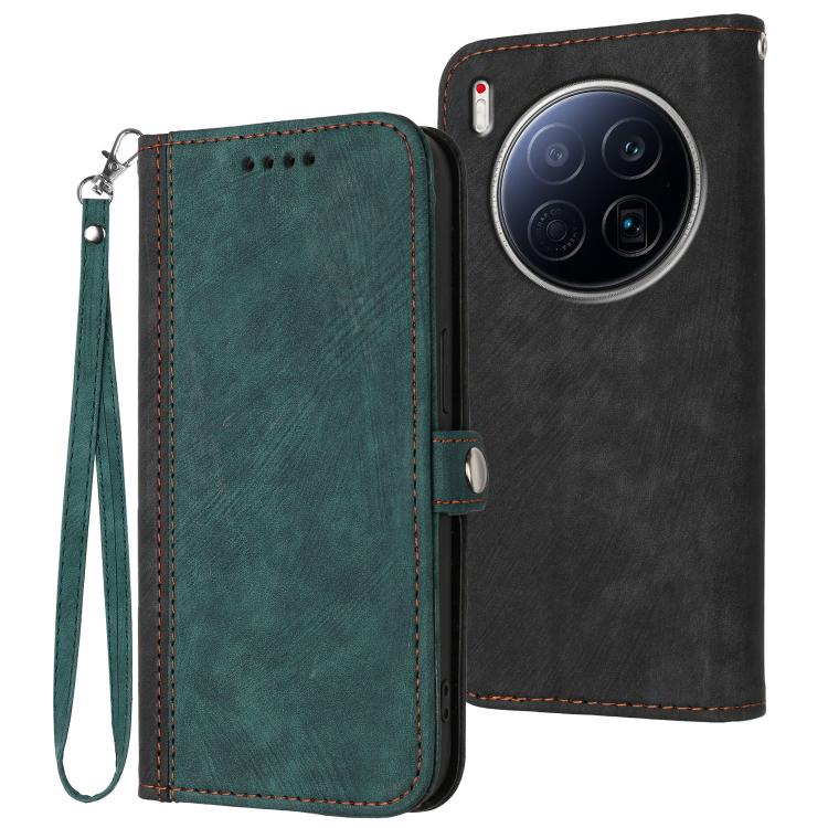 Side Buckle Double Fold Hand Strap Leather Phone Case, For Tecno Pova Curve 2 5G, For Tecno Spark Go 3 / Pop 20 4G, For Tecno Spark 50 4G, For Tecno Camon 50 Pro 4G, For Tecno Camon 50 4G, For Tecno Spark Slim, For Tecno Spark 40 4G, For Tecno Pova Cur...