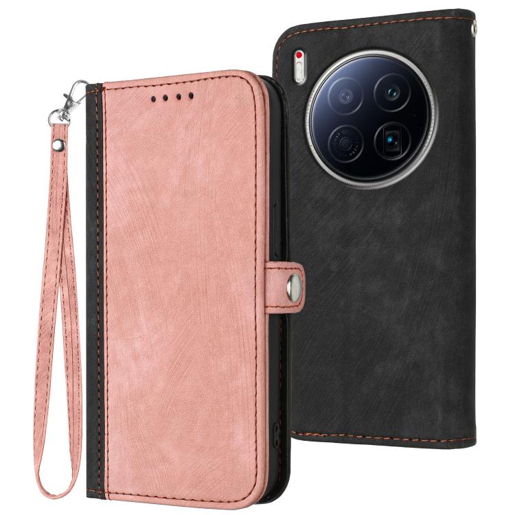 Side Buckle Double Fold Hand Strap Leather Phone Case, For Tecno Pova Curve 2 5G, For Tecno Spark Go 3 / Pop 20 4G, For Tecno Spark 50 4G, For Tecno Camon 50 Pro 4G, For Tecno Camon 50 4G, For Tecno Spark Slim, For Tecno Spark 40 4G, For Tecno Pova Cur...