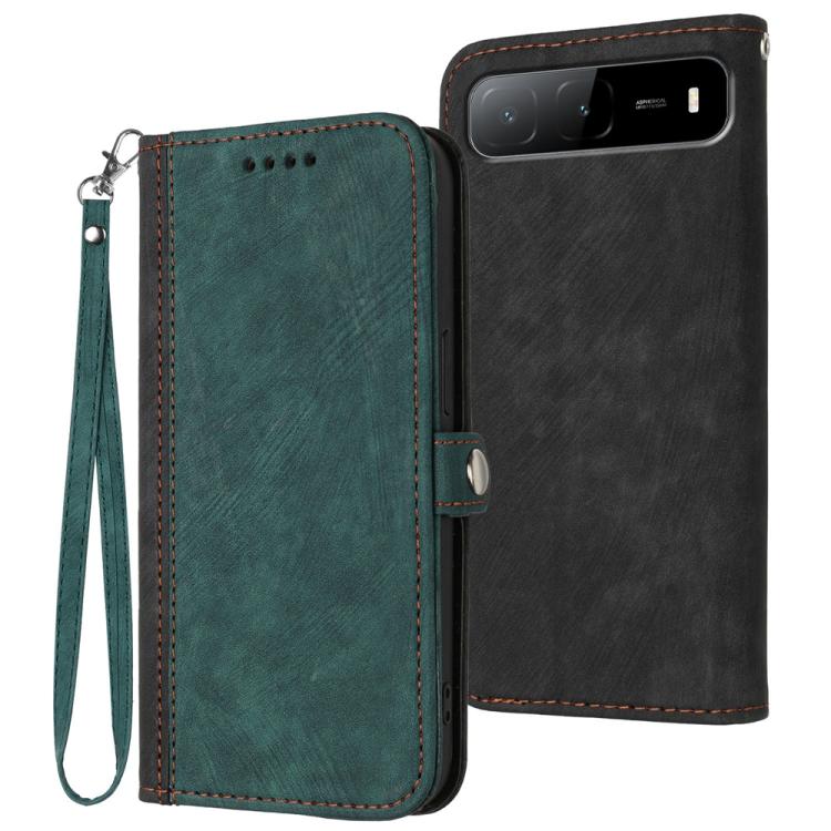 Side Buckle Double Fold Hand Strap Leather Phone Case, For Tecno Pova Curve 2 5G, For Tecno Spark Go 3 / Pop 20 4G, For Tecno Spark 50 4G, For Tecno Camon 50 Pro 4G, For Tecno Camon 50 4G, For Tecno Spark Slim, For Tecno Spark 40 4G, For Tecno Pova Cur...