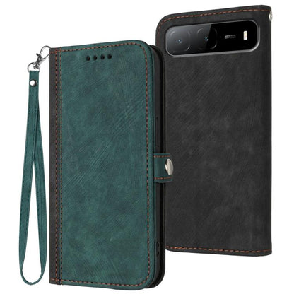 Side Buckle Double Fold Hand Strap Leather Phone Case, For Tecno Pova Curve 2 5G, For Tecno Spark Go 3 / Pop 20 4G, For Tecno Spark 50 4G, For Tecno Camon 50 Pro 4G, For Tecno Camon 50 4G, For Tecno Spark Slim, For Tecno Spark 40 4G, For Tecno Pova Cur...