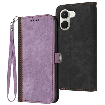 Side Buckle Double Fold Hand Strap Leather Phone Case, For Tecno Pova Curve 2 5G, For Tecno Spark Go 3 / Pop 20 4G, For Tecno Spark 50 4G, For Tecno Camon 50 Pro 4G, For Tecno Camon 50 4G, For Tecno Spark Slim, For Tecno Spark 40 4G, For Tecno Pova Cur...