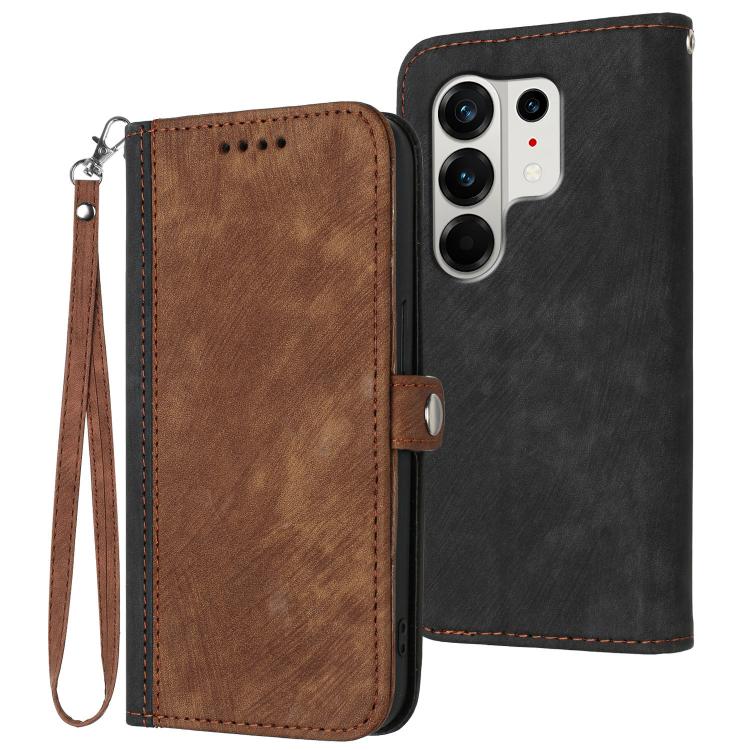 Side Buckle Double Fold Hand Strap Leather Phone Case, For Tecno Pova Curve 2 5G, For Tecno Spark Go 3 / Pop 20 4G, For Tecno Spark 50 4G, For Tecno Camon 50 Pro 4G, For Tecno Camon 50 4G, For Tecno Spark Slim, For Tecno Spark 40 4G, For Tecno Pova Cur...