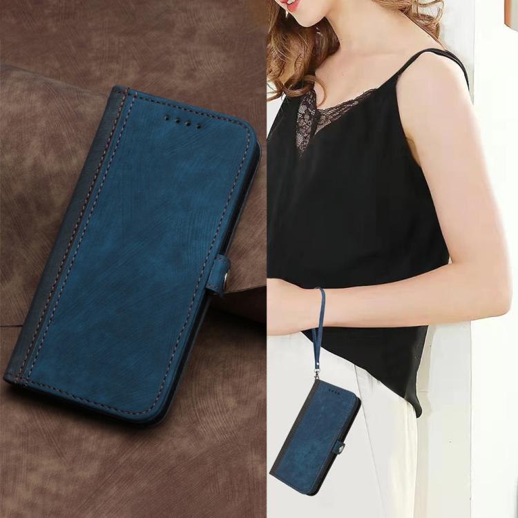 Side Buckle Double Fold Hand Strap Leather Phone Case, For Tecno Pova Curve 2 5G, For Tecno Spark Go 3 / Pop 20 4G, For Tecno Spark 50 4G, For Tecno Camon 50 Pro 4G, For Tecno Camon 50 4G, For Tecno Spark Slim, For Tecno Spark 40 4G, For Tecno Pova Cur...