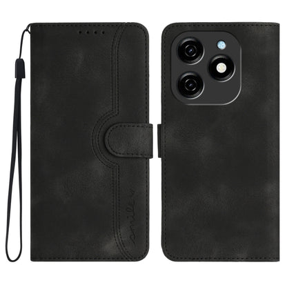 Heart Pattern Skin Feel Leather Phone Case, For Tecno Camon 30 Pro, For Tecno Pova 6 Pro, For Tecno Spark 20 Pro, For Tecno Spark 20, For Tecno Spark Go 2024, For Tecno Camon 20 Premier, For Tecno Camon 20/20 Pro 4G, For Tecno Spark 10C                ...