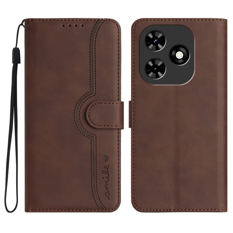 Heart Pattern Skin Feel Leather Phone Case, For Tecno Camon 30 Pro, For Tecno Pova 6 Pro, For Tecno Spark 20 Pro, For Tecno Spark 20, For Tecno Spark Go 2024, For Tecno Camon 20 Premier, For Tecno Camon 20/20 Pro 4G, For Tecno Spark 10C                ...