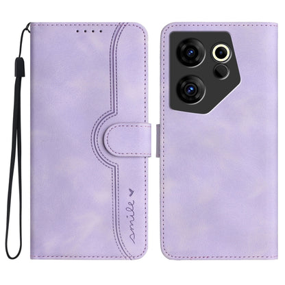 Heart Pattern Skin Feel Leather Phone Case, For Tecno Camon 30 Pro, For Tecno Pova 6 Pro, For Tecno Spark 20 Pro, For Tecno Spark 20, For Tecno Spark Go 2024, For Tecno Camon 20 Premier, For Tecno Camon 20/20 Pro 4G, For Tecno Spark 10C                ...