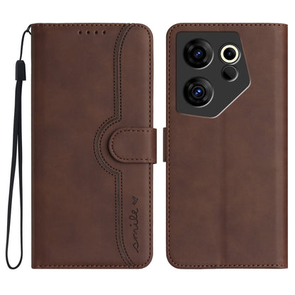 Heart Pattern Skin Feel Leather Phone Case, For Tecno Camon 30 Pro, For Tecno Pova 6 Pro, For Tecno Spark 20 Pro, For Tecno Spark 20, For Tecno Spark Go 2024, For Tecno Camon 20 Premier, For Tecno Camon 20/20 Pro 4G, For Tecno Spark 10C                ...