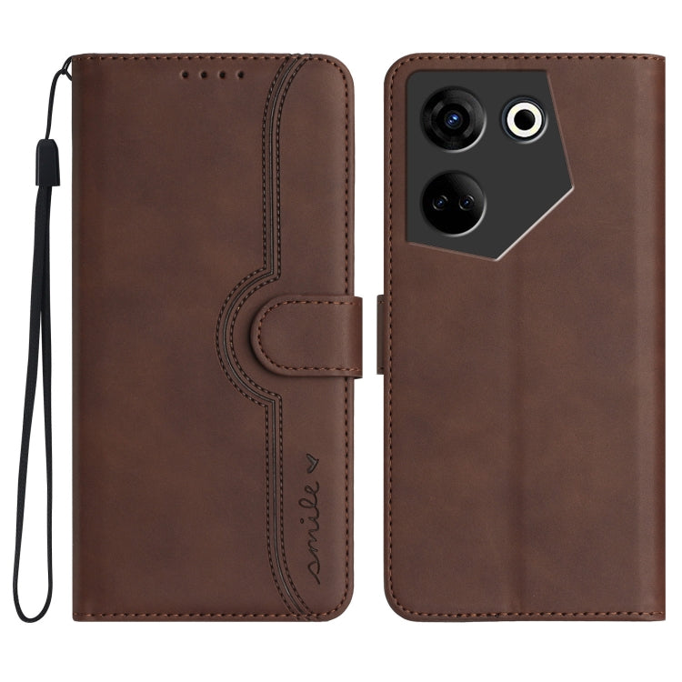 Heart Pattern Skin Feel Leather Phone Case, For Tecno Camon 30 Pro, For Tecno Pova 6 Pro, For Tecno Spark 20 Pro, For Tecno Spark 20, For Tecno Spark Go 2024, For Tecno Camon 20 Premier, For Tecno Camon 20/20 Pro 4G, For Tecno Spark 10C                ...