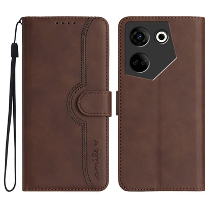 Heart Pattern Skin Feel Leather Phone Case, For Tecno Camon 30 Pro, For Tecno Pova 6 Pro, For Tecno Spark 20 Pro, For Tecno Spark 20, For Tecno Spark Go 2024, For Tecno Camon 20 Premier, For Tecno Camon 20/20 Pro 4G, For Tecno Spark 10C                ...