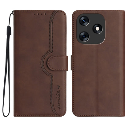 Heart Pattern Skin Feel Leather Phone Case, For Tecno Camon 30 Pro, For Tecno Pova 6 Pro, For Tecno Spark 20 Pro, For Tecno Spark 20, For Tecno Spark Go 2024, For Tecno Camon 20 Premier, For Tecno Camon 20/20 Pro 4G, For Tecno Spark 10C                ...