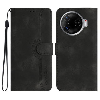 Heart Pattern Skin Feel Leather Phone Case, For Tecno Camon 30 Pro, For Tecno Pova 6 Pro, For Tecno Spark 20 Pro, For Tecno Spark 20, For Tecno Spark Go 2024, For Tecno Camon 20 Premier, For Tecno Camon 20/20 Pro 4G, For Tecno Spark 10C                ...