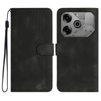 Heart Pattern Skin Feel Leather Phone Case, For Tecno Camon 30 Pro, For Tecno Pova 6 Pro, For Tecno Spark 20 Pro, For Tecno Spark 20, For Tecno Spark Go 2024, For Tecno Camon 20 Premier, For Tecno Camon 20/20 Pro 4G, For Tecno Spark 10C                ...