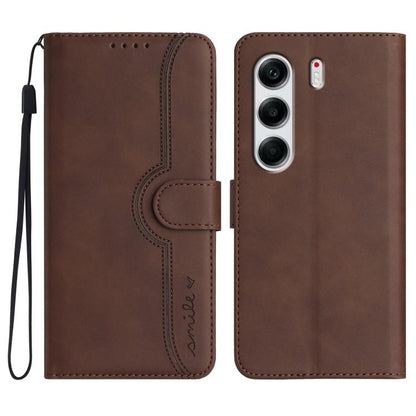Heart Pattern Skin Feel Leather Phone Case, For Tecno Pova Curve 2 5G, For Tecno Spark Go 3 / Pop 20 4G, For Tecno Spark 50 4G, For Tecno Camon 50 Pro 4G, For Tecno Camon 50 4G, For Tecno Spark Slim, For Tecno Spark 40 4G, For Tecno Pova Curve         ...