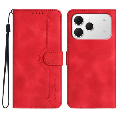 Heart Pattern Skin Feel Leather Phone Case, For Tecno Pova Curve 2 5G, For Tecno Spark Go 3 / Pop 20 4G, For Tecno Spark 50 4G, For Tecno Camon 50 Pro 4G, For Tecno Camon 50 4G, For Tecno Spark Slim, For Tecno Spark 40 4G, For Tecno Pova Curve         ...