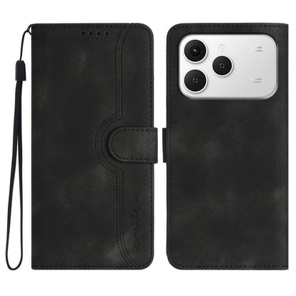Heart Pattern Skin Feel Leather Phone Case, For Tecno Pova Curve 2 5G, For Tecno Spark Go 3 / Pop 20 4G, For Tecno Spark 50 4G, For Tecno Camon 50 Pro 4G, For Tecno Camon 50 4G, For Tecno Spark Slim, For Tecno Spark 40 4G, For Tecno Pova Curve         ...