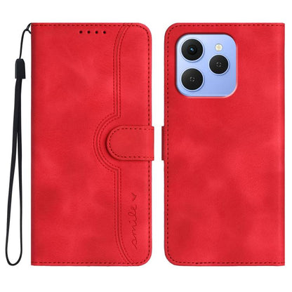 Heart Pattern Skin Feel Leather Phone Case, For Tecno Pova Curve 2 5G, For Tecno Spark Go 3 / Pop 20 4G, For Tecno Spark 50 4G, For Tecno Camon 50 Pro 4G, For Tecno Camon 50 4G, For Tecno Spark Slim, For Tecno Spark 40 4G, For Tecno Pova Curve         ...