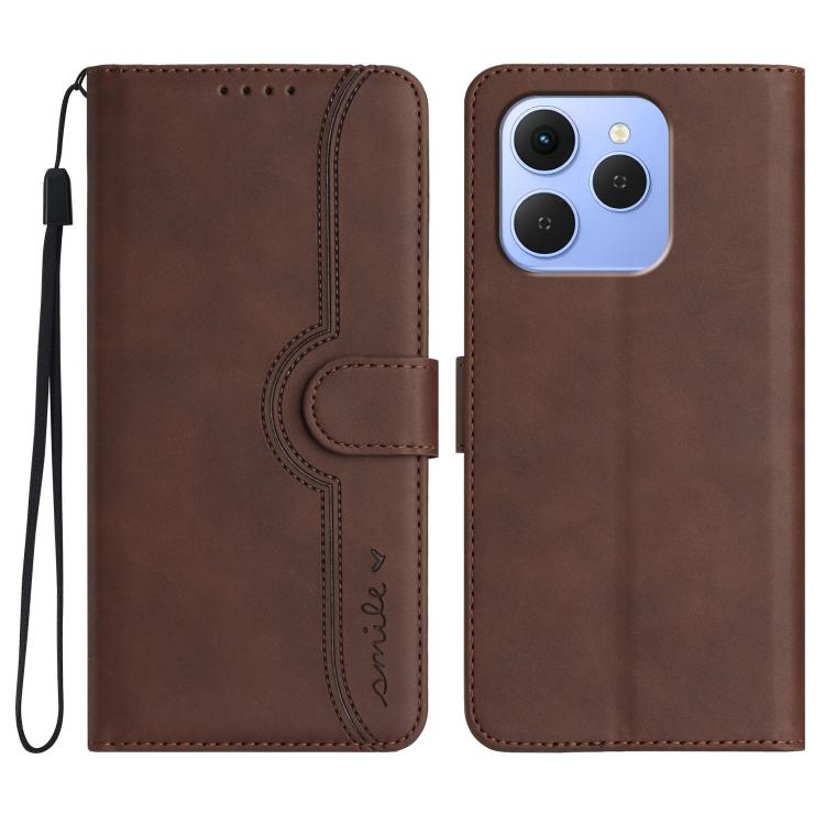 Heart Pattern Skin Feel Leather Phone Case, For Tecno Pova Curve 2 5G, For Tecno Spark Go 3 / Pop 20 4G, For Tecno Spark 50 4G, For Tecno Camon 50 Pro 4G, For Tecno Camon 50 4G, For Tecno Spark Slim, For Tecno Spark 40 4G, For Tecno Pova Curve         ...