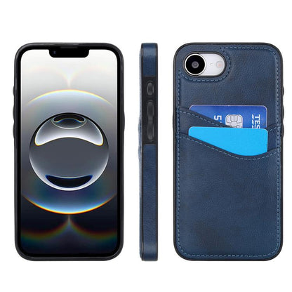 Litchi Leather Skin Card Slots Phone Case, For iPhone 17e / 16e, For iPhone 17 Pro Max, For iPhone 17 Pro, For iPhone 17, For iPhone Air, For iPhone 16 Pro Max, For iPhone 16 Pro, For iPhone 16 Plus, For iPhone 16, For iPhone 15 Pro Max, For iPhone 15 ...