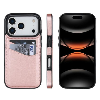 Litchi Leather Skin Card Slots Phone Case, For iPhone 17e / 16e, For iPhone 17 Pro Max, For iPhone 17 Pro, For iPhone 17, For iPhone Air, For iPhone 16 Pro Max, For iPhone 16 Pro, For iPhone 16 Plus, For iPhone 16, For iPhone 15 Pro Max, For iPhone 15 ...