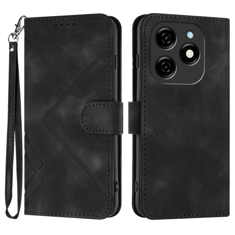 Line Pattern Skin Feel Leather Phone Case, For Tecno Camon 30 Pro, For Tecno Pova 6 Pro, For Tecno Spark 20 Pro, For Tecno Spark 20, For Tecno Spark Go 2024, For Tecno Camon 20 Premier, For Tecno Camon 20 / 20 Pro 4G, For Tecno Spark 10C               ...