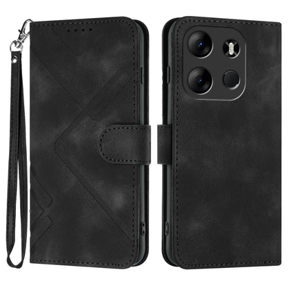 Line Pattern Skin Feel Leather Phone Case, For Tecno Camon 30 Pro, For Tecno Pova 6 Pro, For Tecno Spark 20 Pro, For Tecno Spark 20, For Tecno Spark Go 2024, For Tecno Camon 20 Premier, For Tecno Camon 20 / 20 Pro 4G, For Tecno Spark 10C               ...