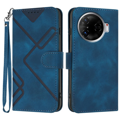 Line Pattern Skin Feel Leather Phone Case, For Tecno Camon 30 Pro, For Tecno Pova 6 Pro, For Tecno Spark 20 Pro, For Tecno Spark 20, For Tecno Spark Go 2024, For Tecno Camon 20 Premier, For Tecno Camon 20 / 20 Pro 4G, For Tecno Spark 10C               ...