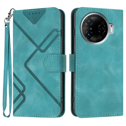 Line Pattern Skin Feel Leather Phone Case, For Tecno Camon 30 Pro, For Tecno Pova 6 Pro, For Tecno Spark 20 Pro, For Tecno Spark 20, For Tecno Spark Go 2024, For Tecno Camon 20 Premier, For Tecno Camon 20 / 20 Pro 4G, For Tecno Spark 10C               ...