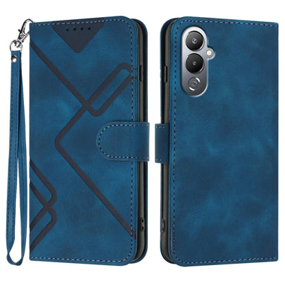 Line Pattern Skin Feel Leather Phone Case, For Tecno Camon 30 Pro, For Tecno Pova 6 Pro, For Tecno Spark 20 Pro, For Tecno Spark 20, For Tecno Spark Go 2024, For Tecno Camon 20 Premier, For Tecno Camon 20 / 20 Pro 4G, For Tecno Spark 10C               ...