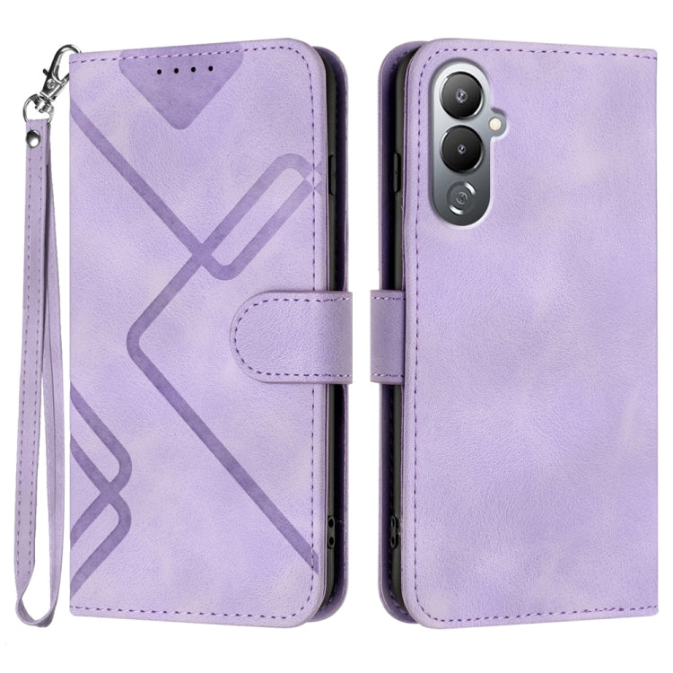 Line Pattern Skin Feel Leather Phone Case, For Tecno Camon 30 Pro, For Tecno Pova 6 Pro, For Tecno Spark 20 Pro, For Tecno Spark 20, For Tecno Spark Go 2024, For Tecno Camon 20 Premier, For Tecno Camon 20 / 20 Pro 4G, For Tecno Spark 10C               ...