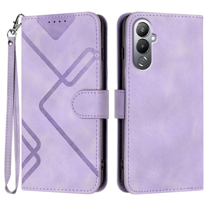 Line Pattern Skin Feel Leather Phone Case, For Tecno Camon 30 Pro, For Tecno Pova 6 Pro, For Tecno Spark 20 Pro, For Tecno Spark 20, For Tecno Spark Go 2024, For Tecno Camon 20 Premier, For Tecno Camon 20 / 20 Pro 4G, For Tecno Spark 10C               ...