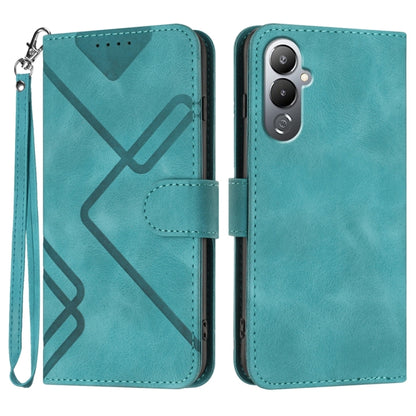 Line Pattern Skin Feel Leather Phone Case, For Tecno Camon 30 Pro, For Tecno Pova 6 Pro, For Tecno Spark 20 Pro, For Tecno Spark 20, For Tecno Spark Go 2024, For Tecno Camon 20 Premier, For Tecno Camon 20 / 20 Pro 4G, For Tecno Spark 10C               ...