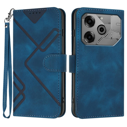 Line Pattern Skin Feel Leather Phone Case, For Tecno Camon 30 Pro, For Tecno Pova 6 Pro, For Tecno Spark 20 Pro, For Tecno Spark 20, For Tecno Spark Go 2024, For Tecno Camon 20 Premier, For Tecno Camon 20 / 20 Pro 4G, For Tecno Spark 10C               ...
