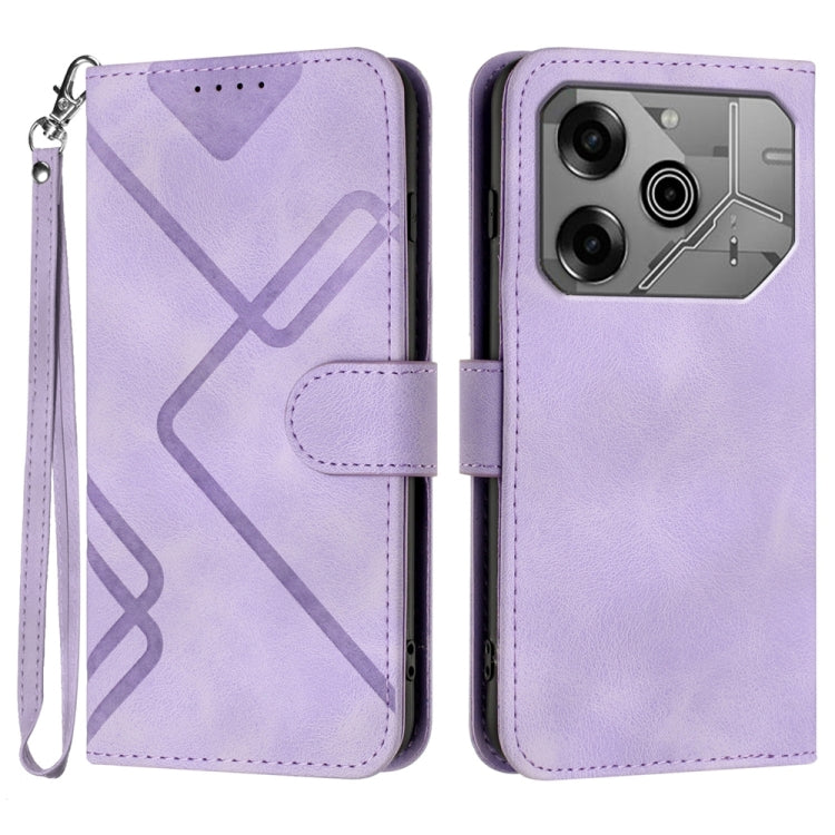 Line Pattern Skin Feel Leather Phone Case, For Tecno Camon 30 Pro, For Tecno Pova 6 Pro, For Tecno Spark 20 Pro, For Tecno Spark 20, For Tecno Spark Go 2024, For Tecno Camon 20 Premier, For Tecno Camon 20 / 20 Pro 4G, For Tecno Spark 10C               ...