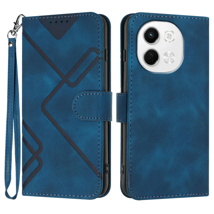 Line Pattern Skin Feel Leather Phone Case, For Tecno Pova Curve 2 5G, For Tecno Spark Go 3 / Pop 20 4G, For Tecno Spark 50 4G, For Tecno Camon 50 Pro 4G, For Tecno Camon 50 4G, For Tecno Spark Slim, For Tecno Spark 40 4G, For Tecno Pova Curve          ...